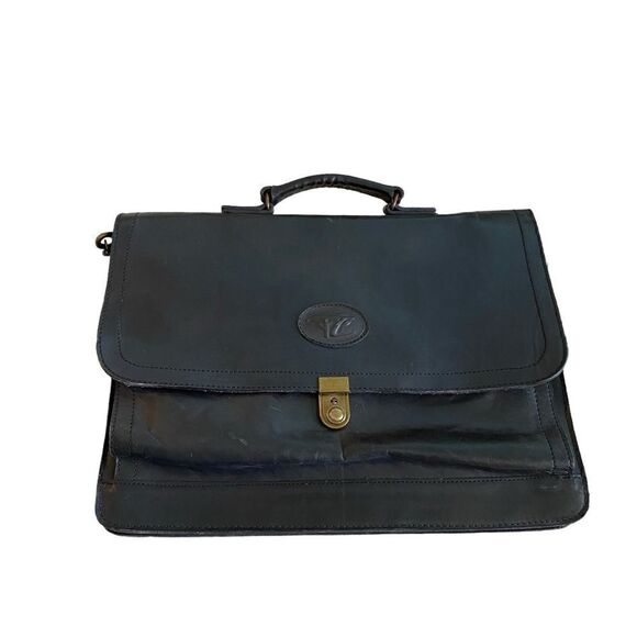 Handmade Mexican Leather Briefcase - Picture 1 of 15